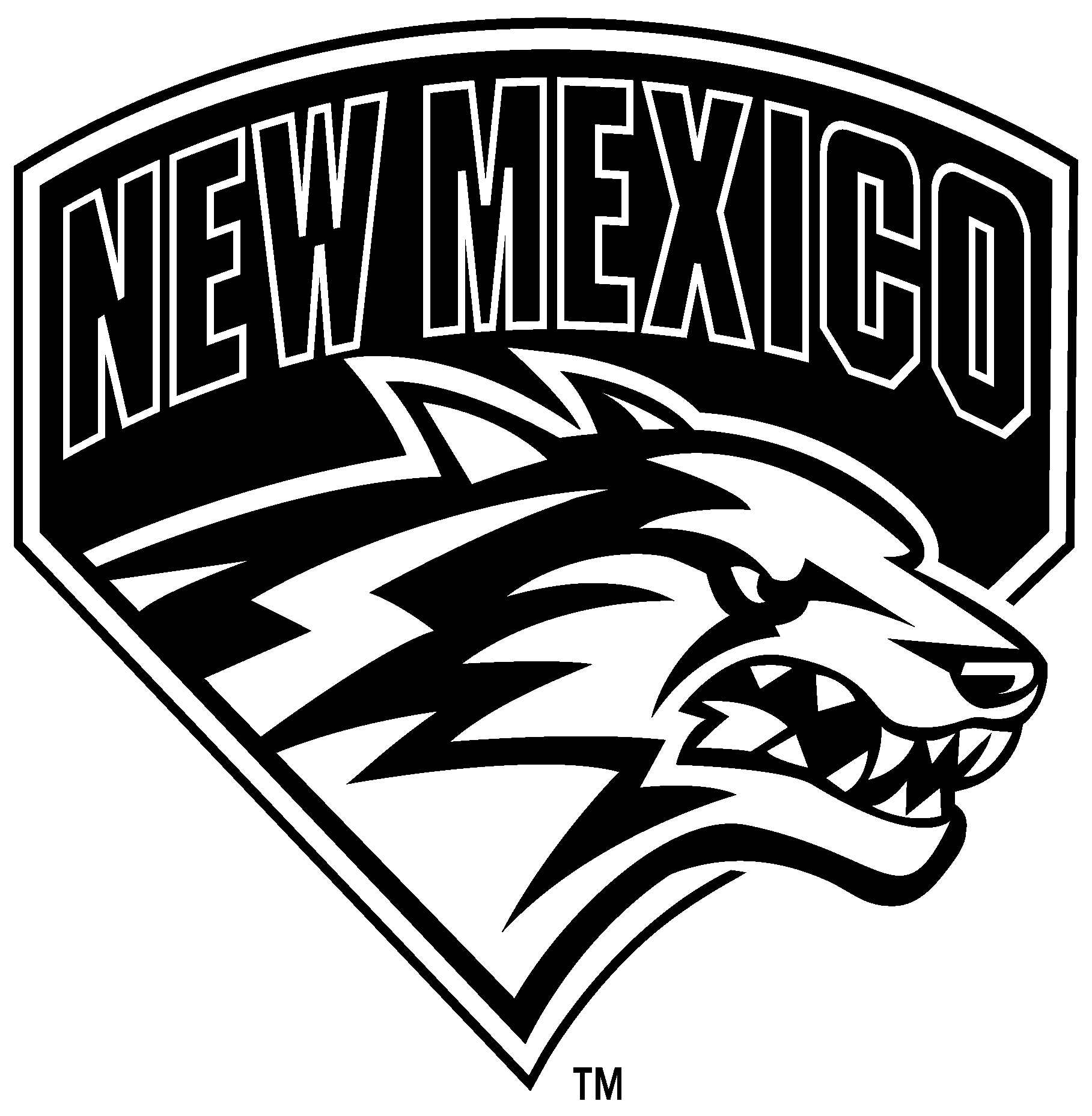 University Of New Mexico Lobos Logo Vector Logo